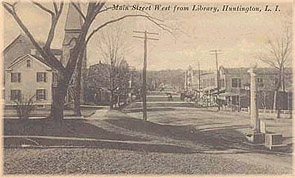 View down Main St. from library
