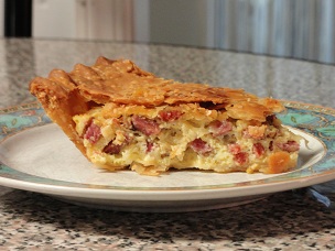 easter pie slice