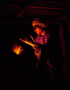 picture of Shumpei wood-firing