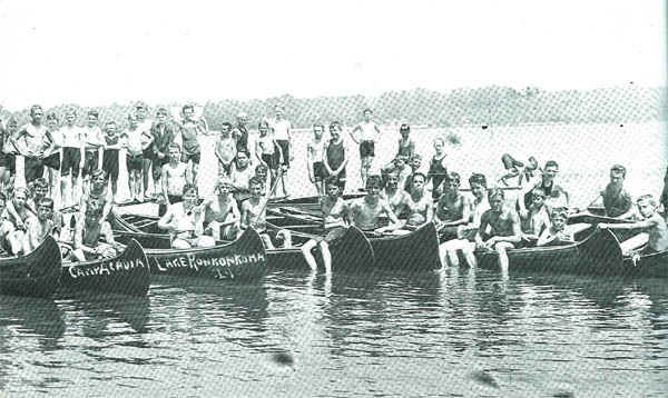 Boys Camp at Lake Ronkonkoma ca. 1905