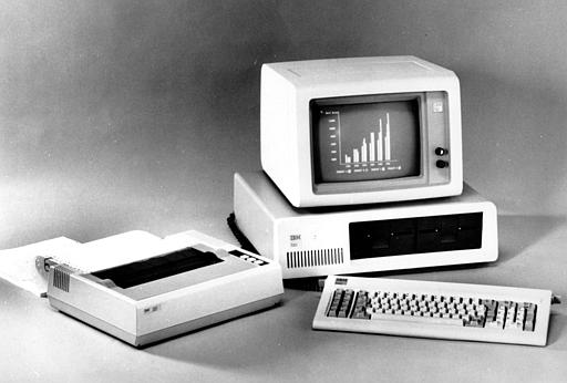 An IBM personal computer from 1981.