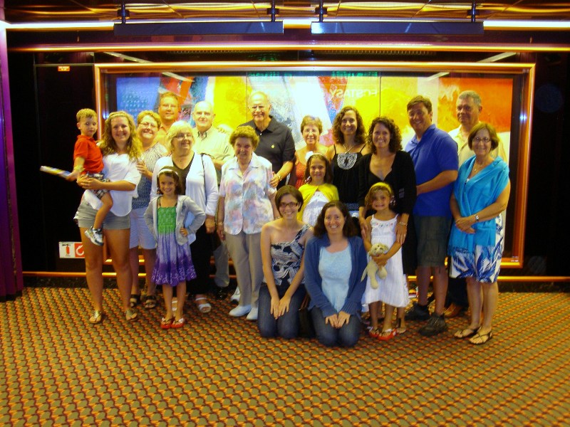 Family on cruise